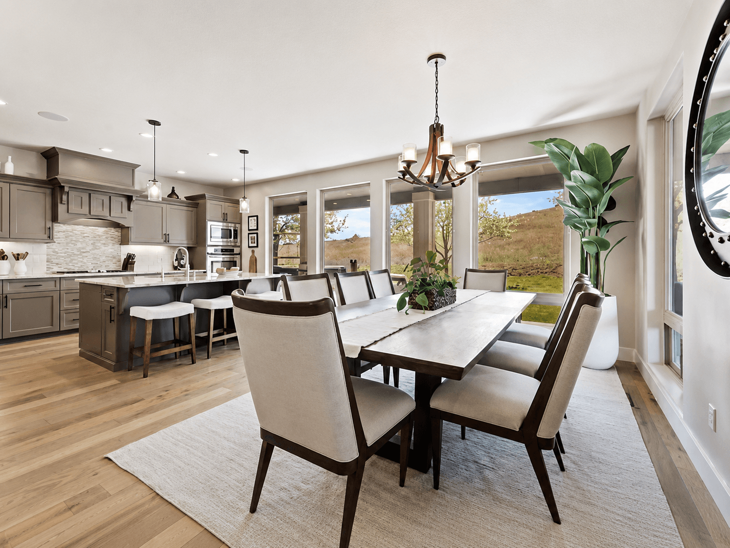 Beautiful kitchen interior